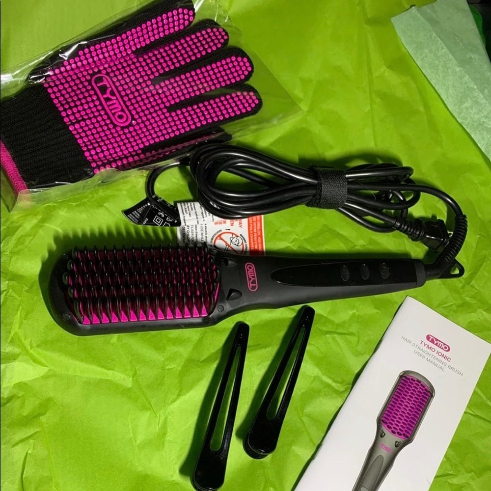 Tymo hair brush straightener